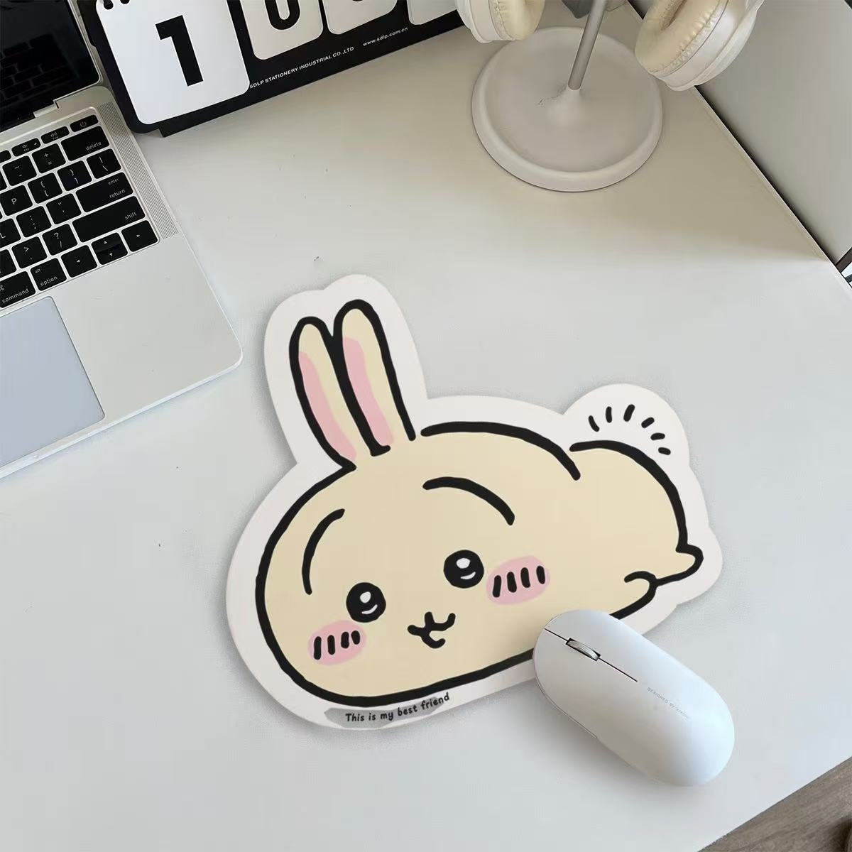 Leather Desk Pad - Chiikawa Cartoon Jiyi Usagi Hachiware Special-Shaped
