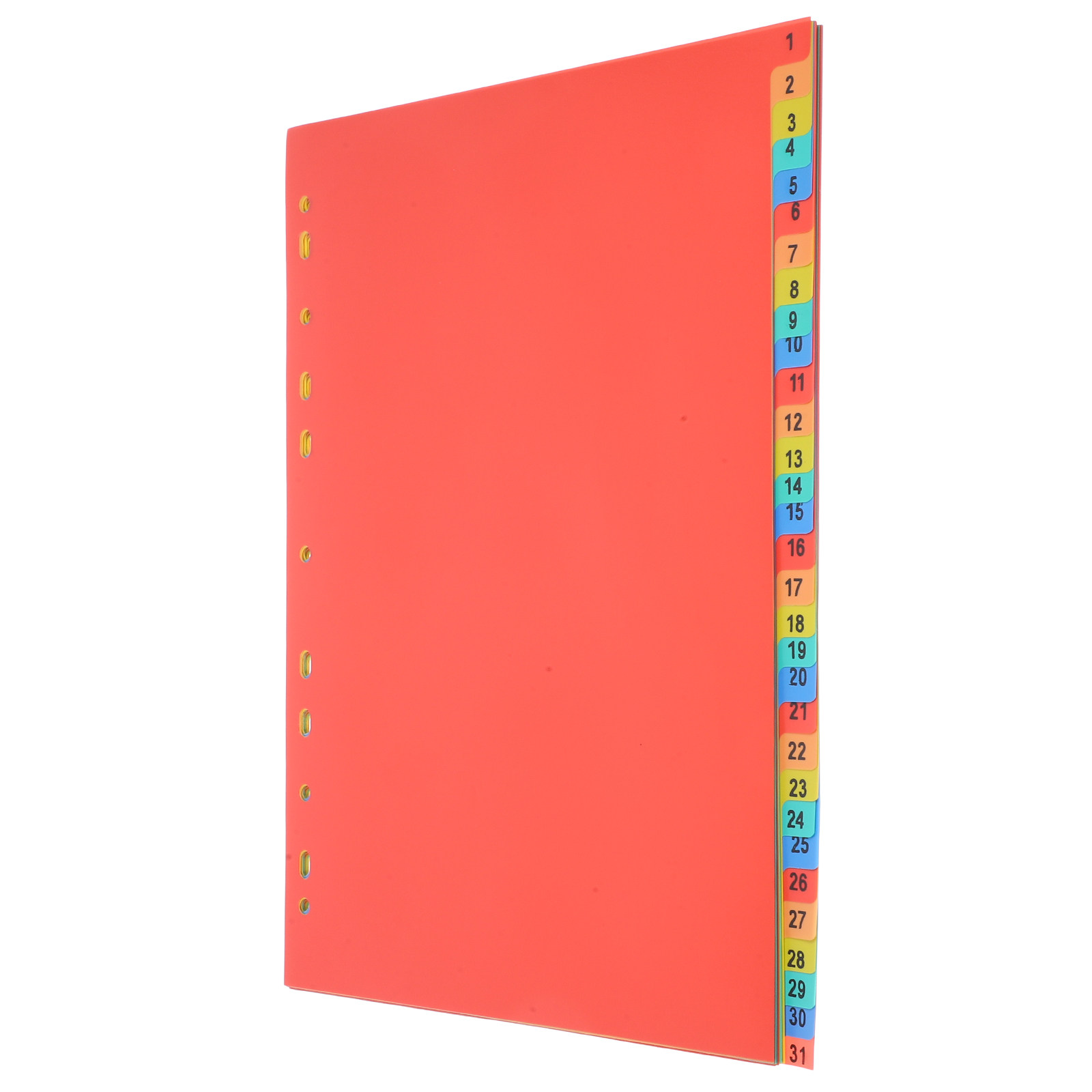 Tab Divider A4 - 1Set Loose-Leaf Index Dividers Multi-Color Paper