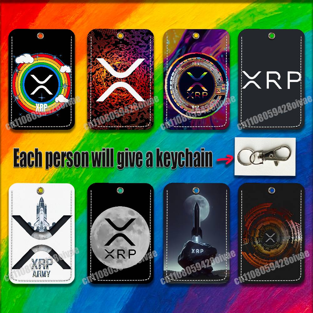 Index Card Holder - Xrp Ripple Crypto Digital Currency For