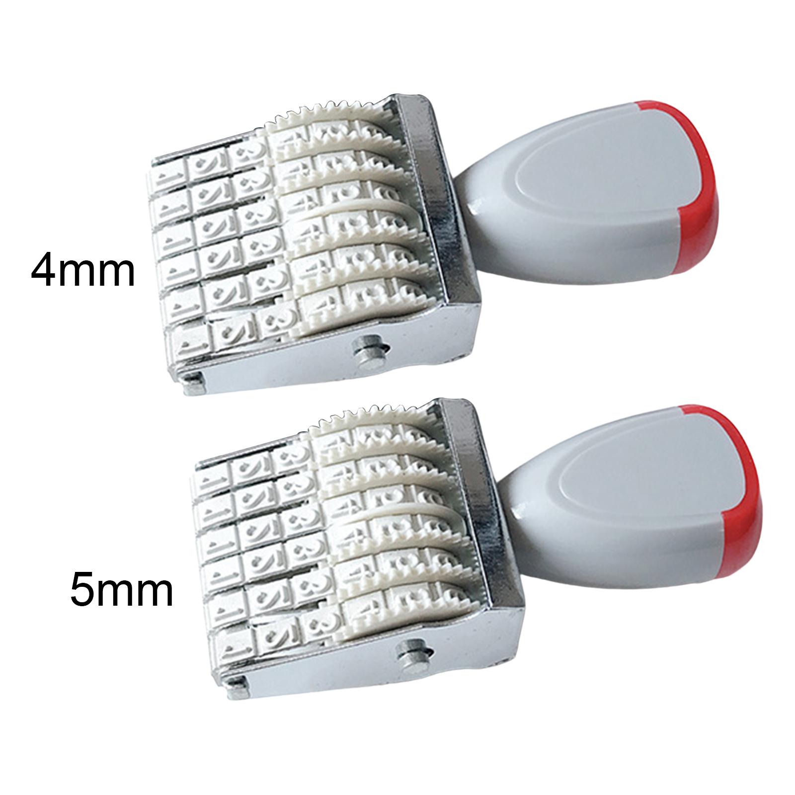 Rubber Date Stamp - Rubber 6 digits Roller Stamp Numbering