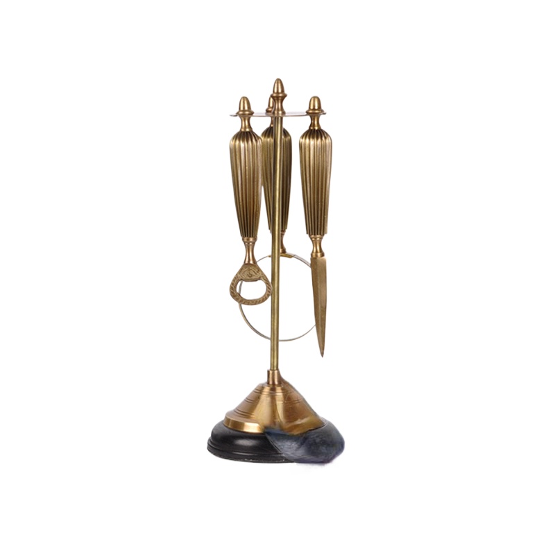 Letter Opener Brass - Imported Brass Retro Magnifying Glass Letter