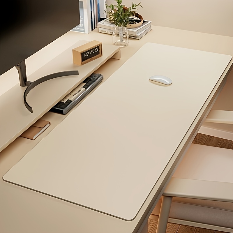 Leather Desk Pad - 1PCS Large PU Leather Mouse Mat,