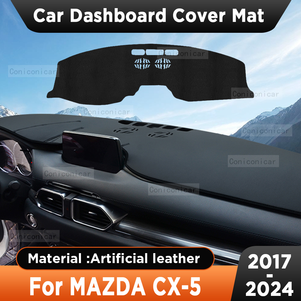 Leather Desk Pad - Car Dashboard Sun Shade Cover Instrument