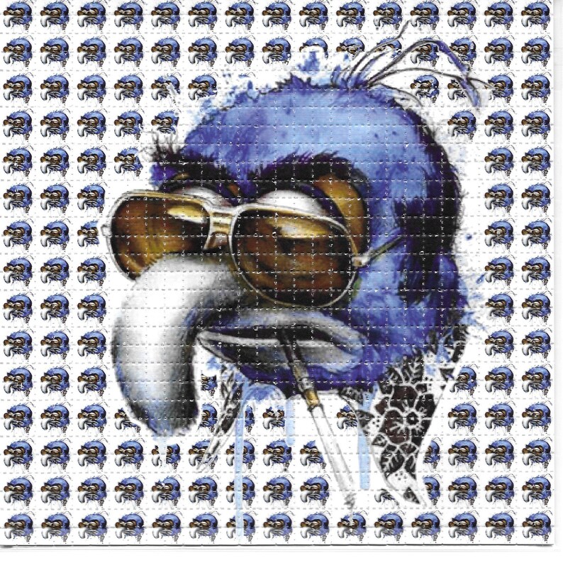 Ink Blotter Paper - Blue Bird Anime LSD Acid Free