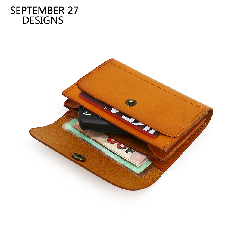 Index Card Holder - Mini Waist Bag Men Genuine Leather