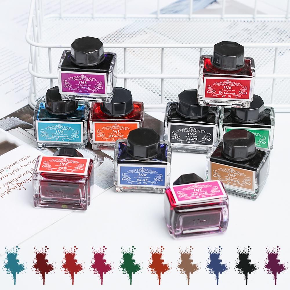 Fountain Pen Bottled Ink - Carbon-free Ink For Fountain Pen 15ml