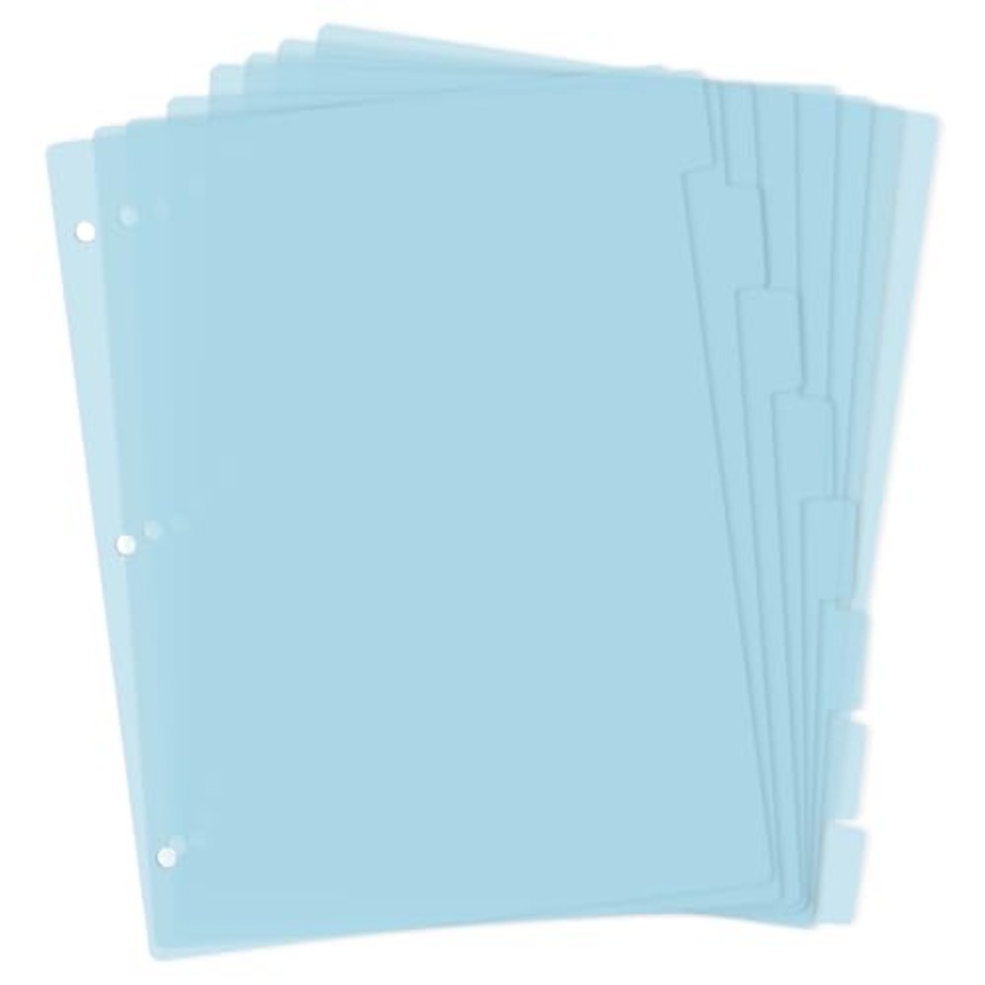 Tab Divider A4 - 3 Ring Binder Dividers with 8-Tabs,