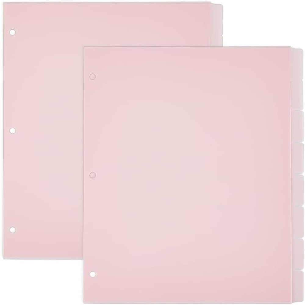 Tab Divider A4 - 16 Sheets 3 Ring A4 Pink
