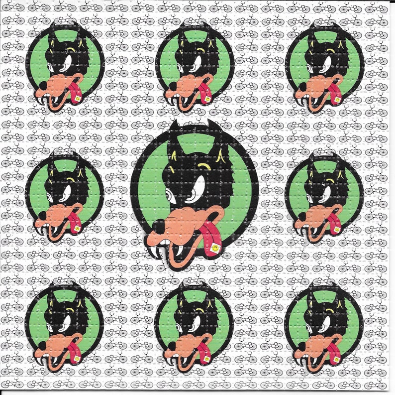 Ink Blotter Paper - Dire Wolf Psychedelic LSD Acid Free