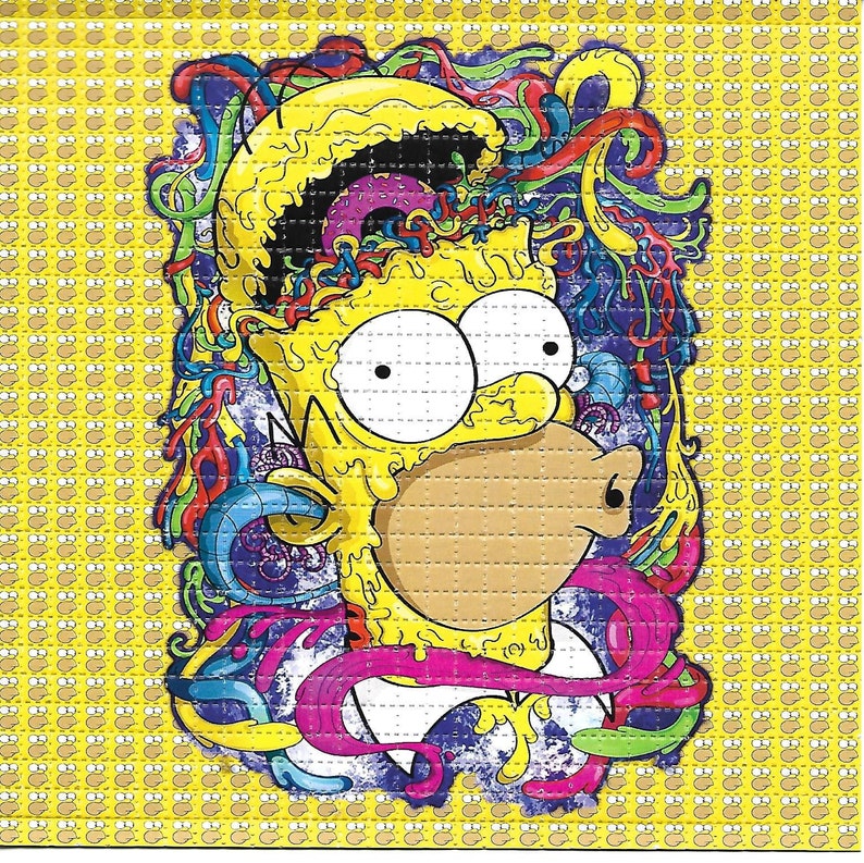 Ink Blotter Paper - Mind blown Psychedelic Acid-Free Blotter Art