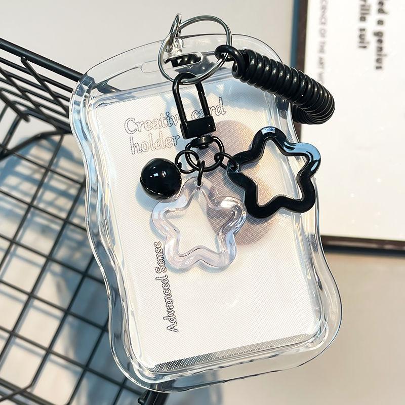 Index Card Holder - PVC Transparent Kpop Photocard Holder Keychain
