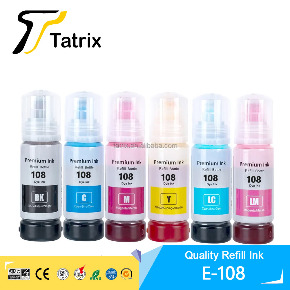 Fountain Pen Bottled Ink - Tatrix For Epson 108 Ink Compatible