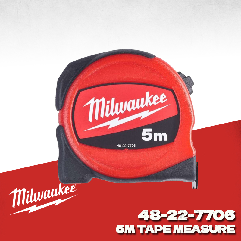 Tape Dispenser Weighted - MILWAUKEE 48-22-7706 Slimline 5M Tape Measure