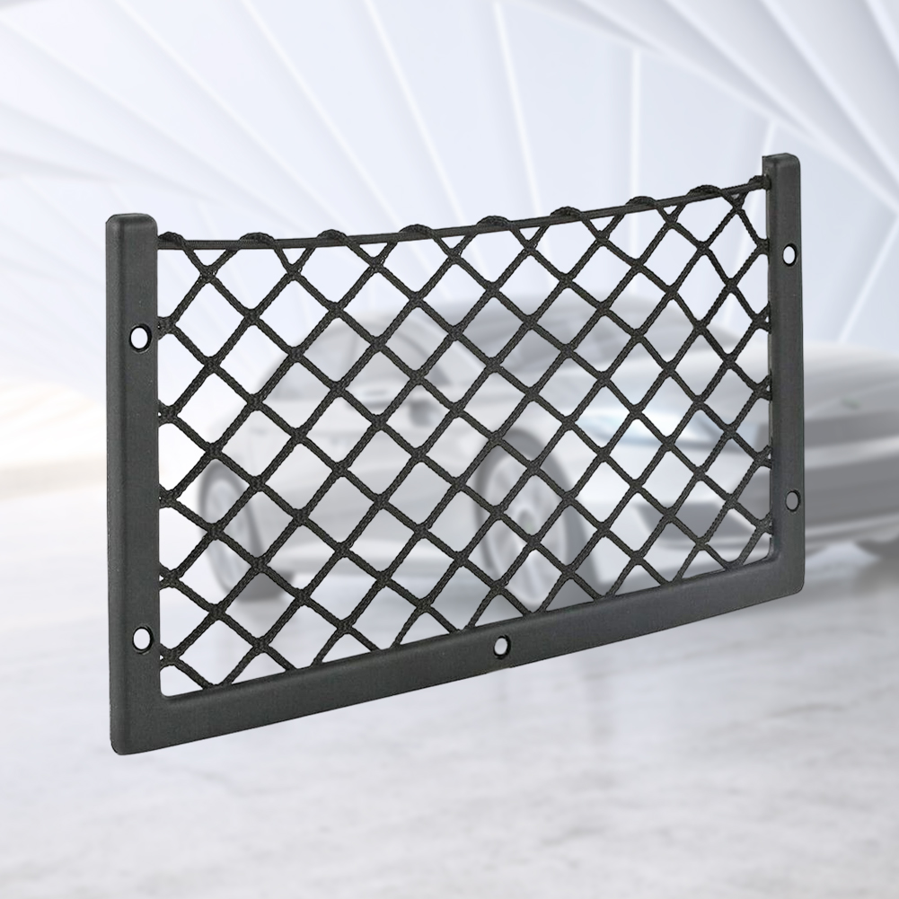 Magazine Holder Rack - Car Seat Back Storage Net Elastic
