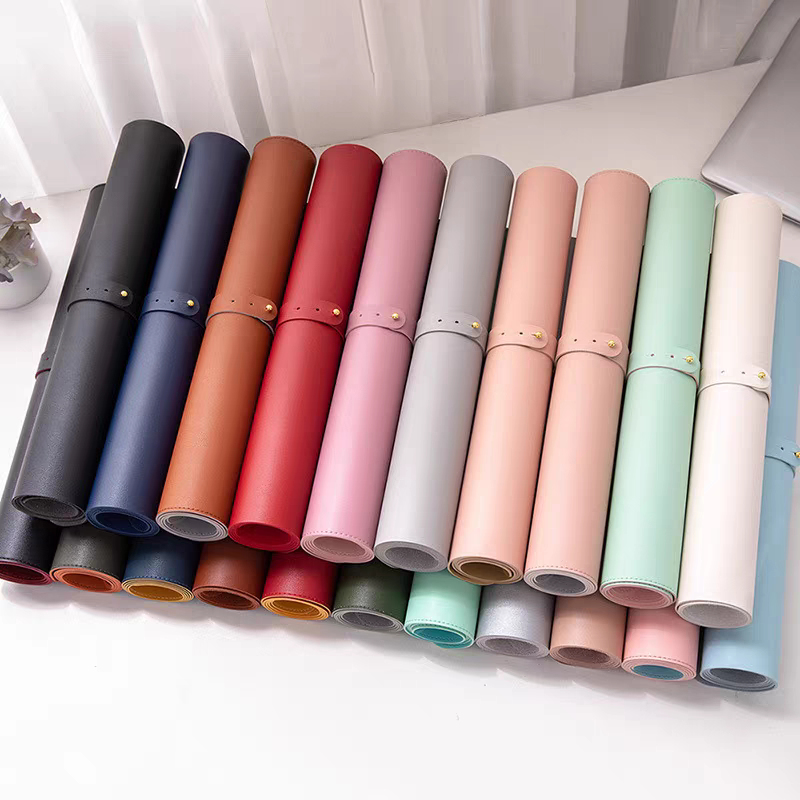 Leather Desk Pad - Soft, Foldable Table Mat – Waterproof,