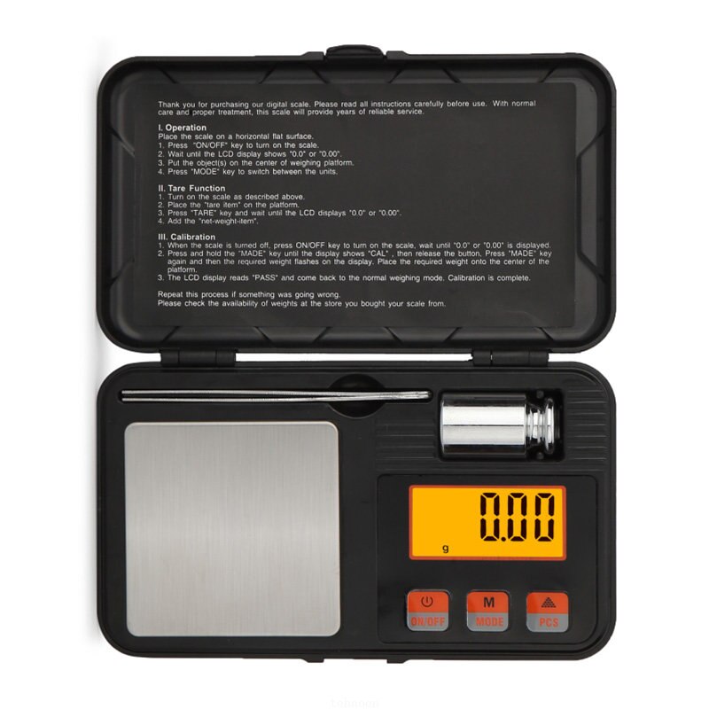Digital Mini Scale 200g/0.01g  - Tape Dispenser Weighted ulasan dan harga