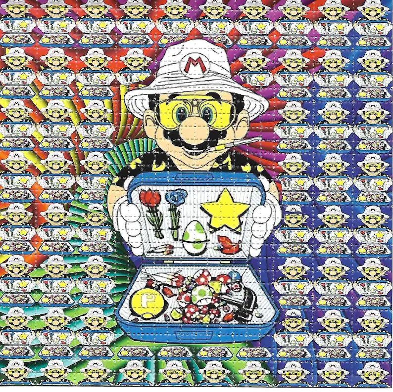 Mushroom Dealer Psychedelic LS - Ink Blotter Paper ulasan dan harga