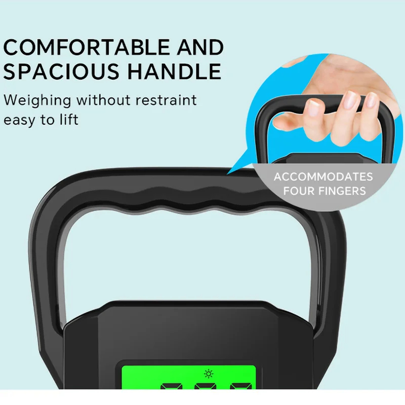 60kg/10g LCD Digital Hanging S - Tape Dispenser Weighted ulasan dan harga