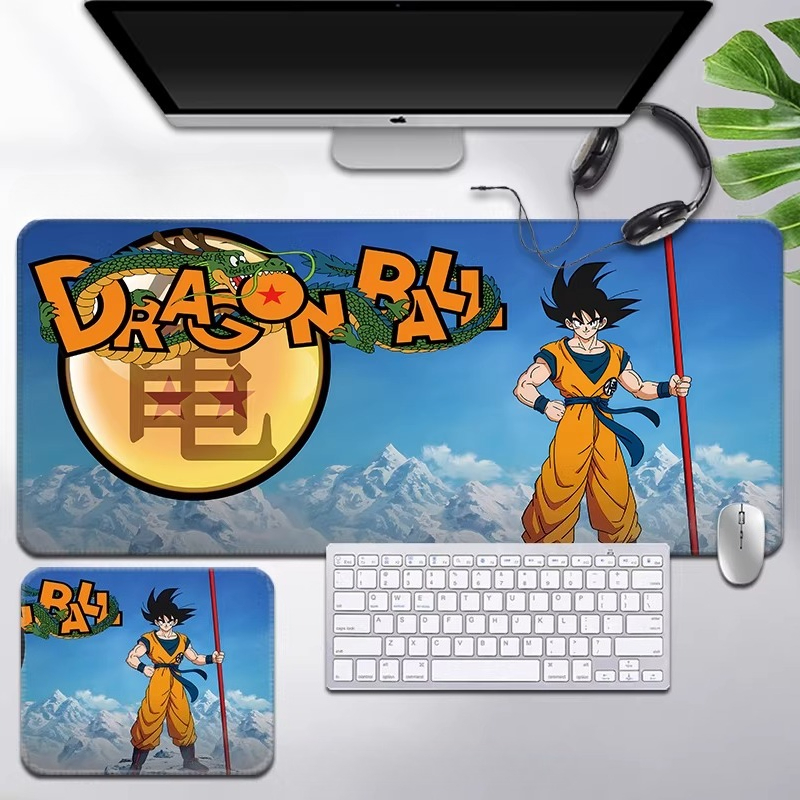 Cartoon HD Print Dragon Ball L - Leather Desk Pad ulasan dan harga