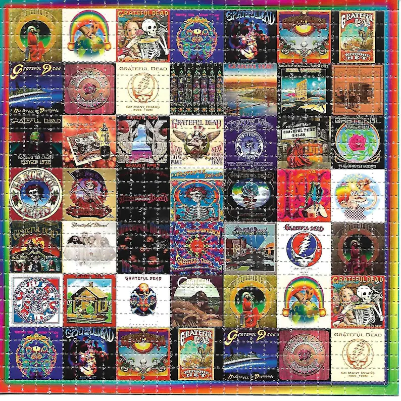 60s Album Psychedelic LSD/Acid - Ink Blotter Paper ulasan dan harga