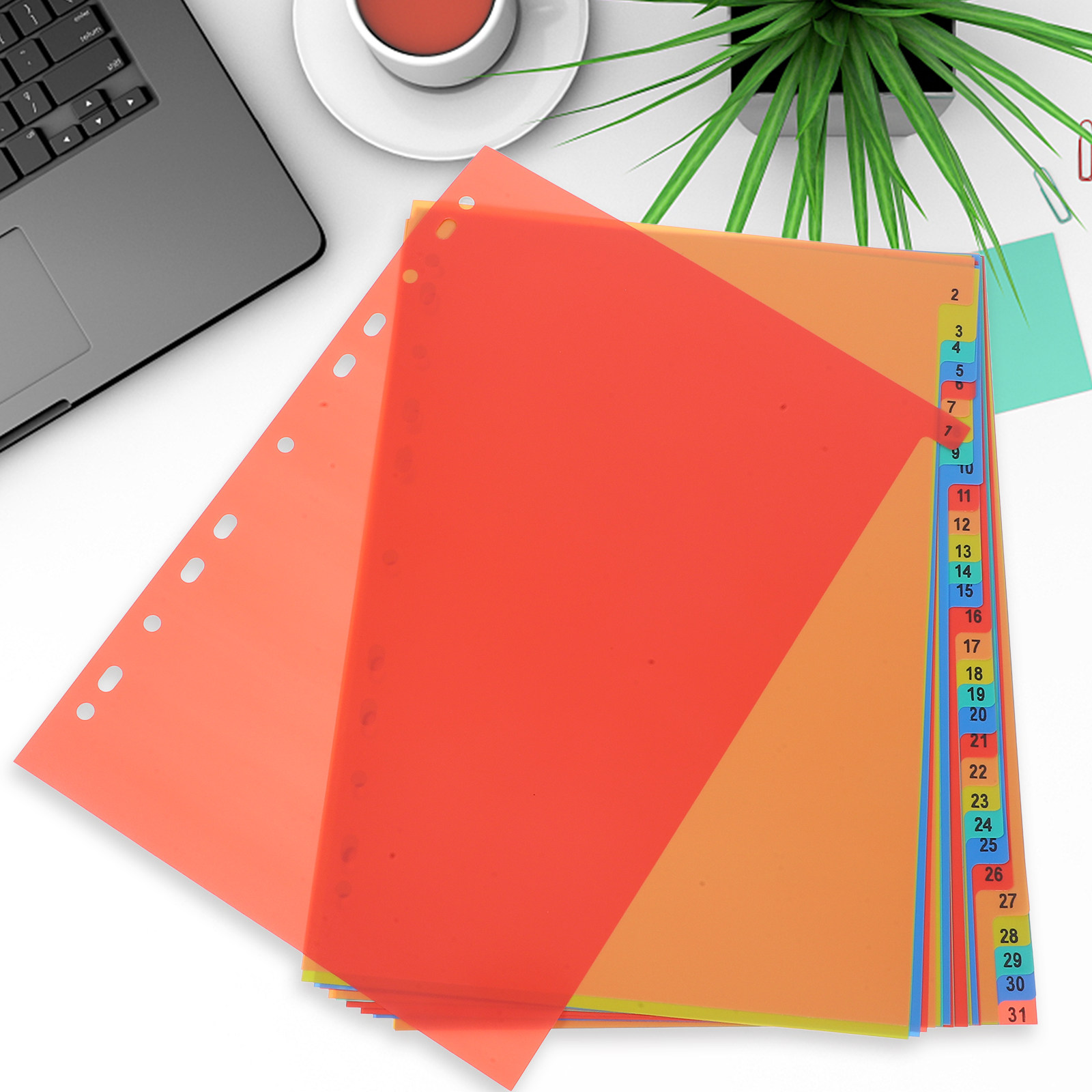 1Set Loose-Leaf Index Dividers - Tab Divider A4 ulasan dan harga