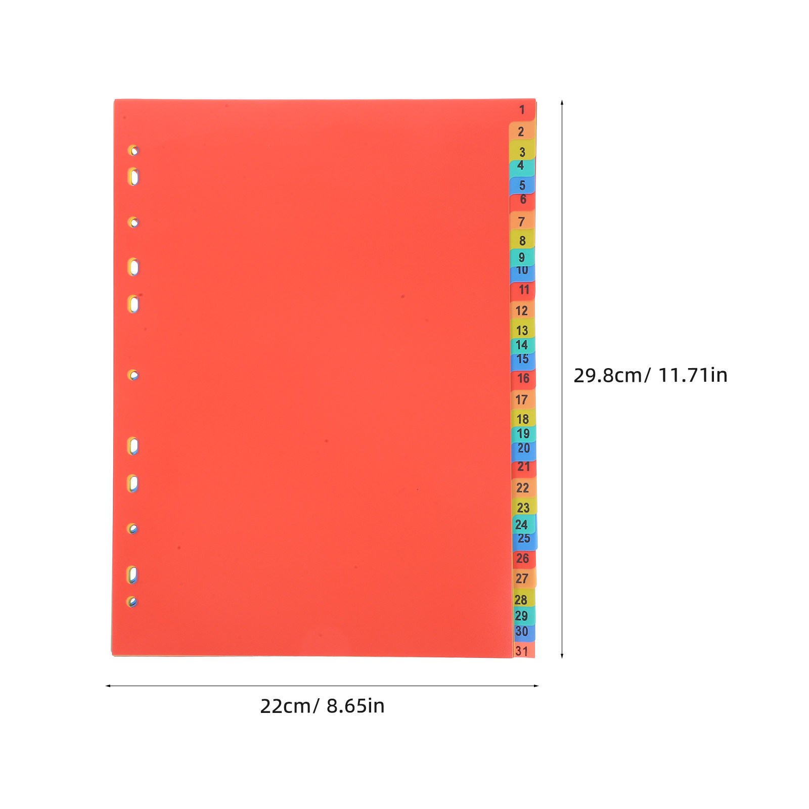 1Set Loose-Leaf Index Dividers - Tab Divider A4 ulasan dan harga