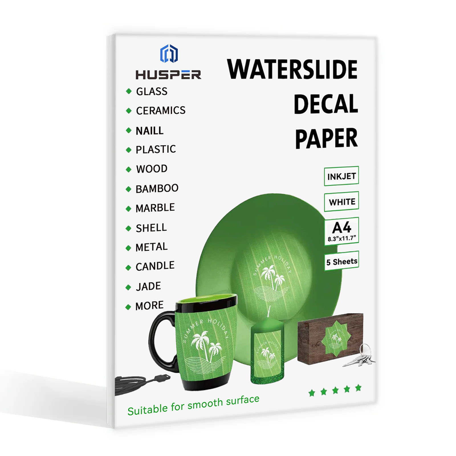 5 Sheets A4 Size Water Slide D - Ink Blotter Paper ulasan dan harga