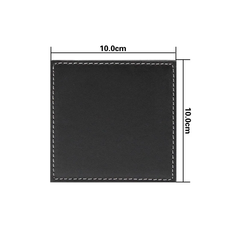 6pcs/Set Business Leather Coas - Leather Desk Pad ulasan dan harga