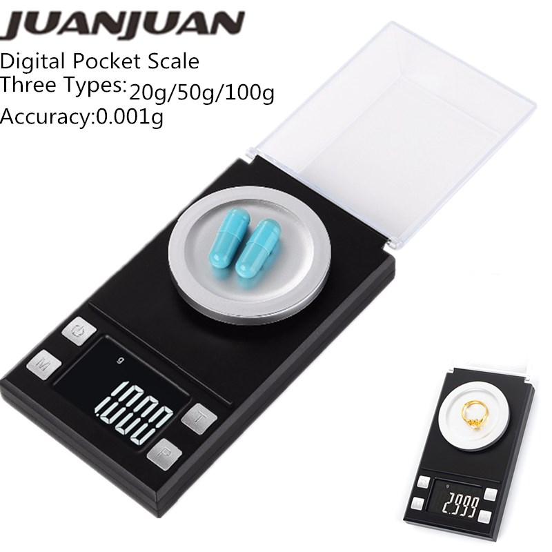 20/50/100g 0.001g Digital Jewe - Tape Dispenser Weighted ulasan dan harga