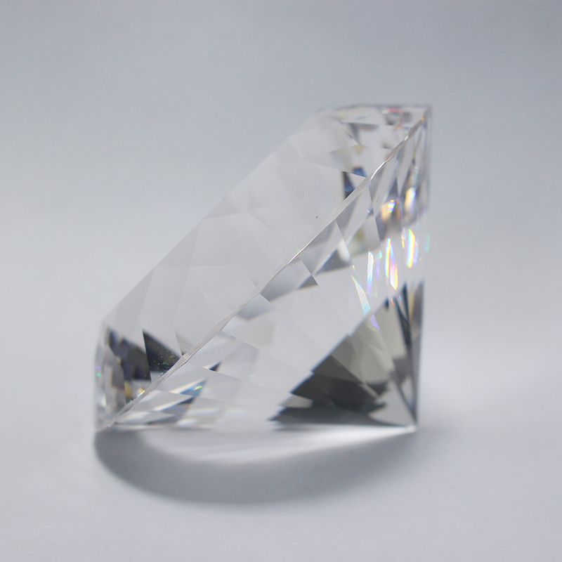 150mm Transparent Optical Crys - Paper Weight Crystal ulasan dan harga