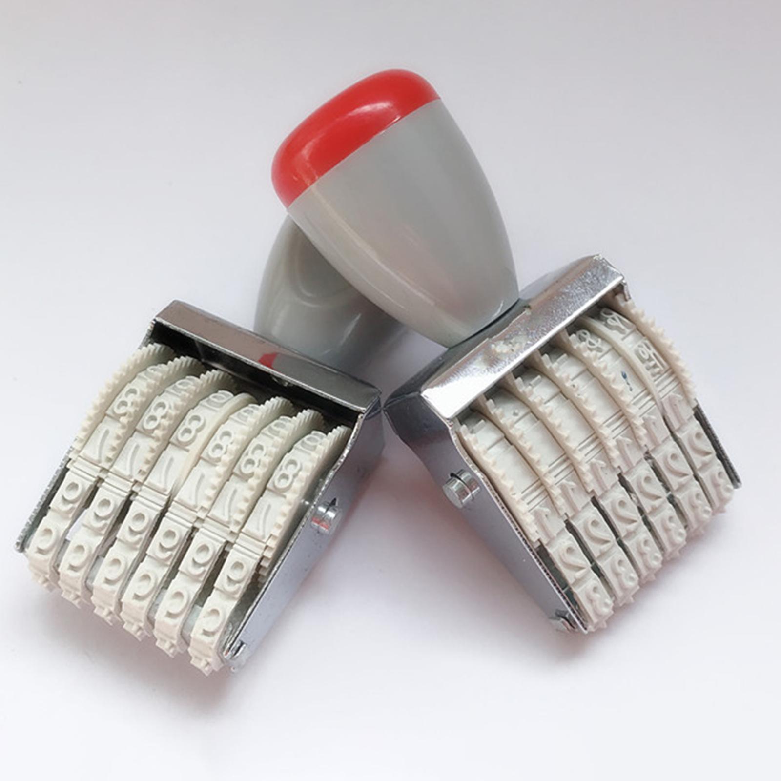Rubber 6 digits Roller Stamp N - Rubber Date Stamp ulasan dan harga
