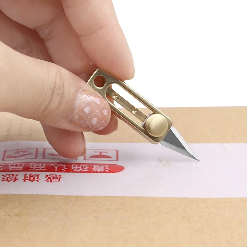 Mini Brass Stainless Steel Kni - Letter Opener Brass ulasan dan harga