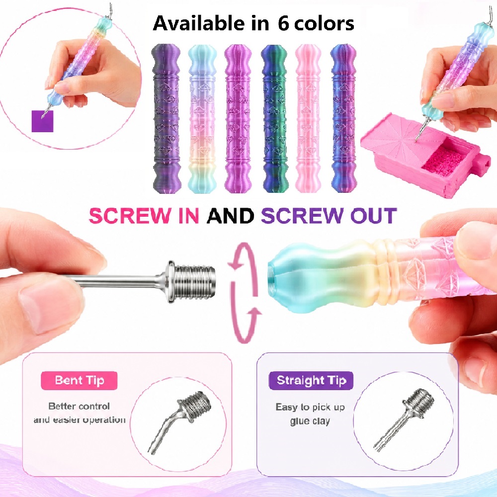 3D Diamond Pattern Dotting Pen - Correction Pen Fine ulasan dan harga