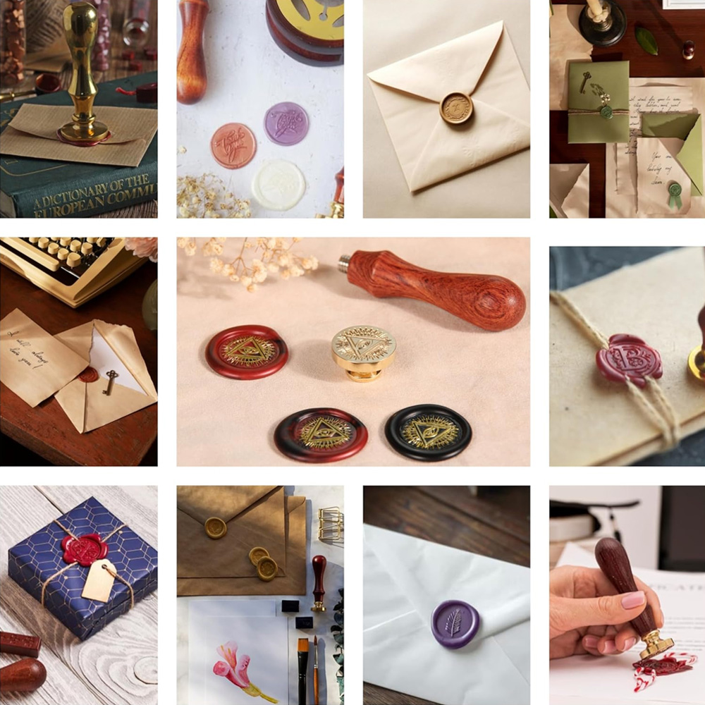 Custom Wax Seal Stamp,Personal - Wax Seal Stamp Set ulasan dan harga