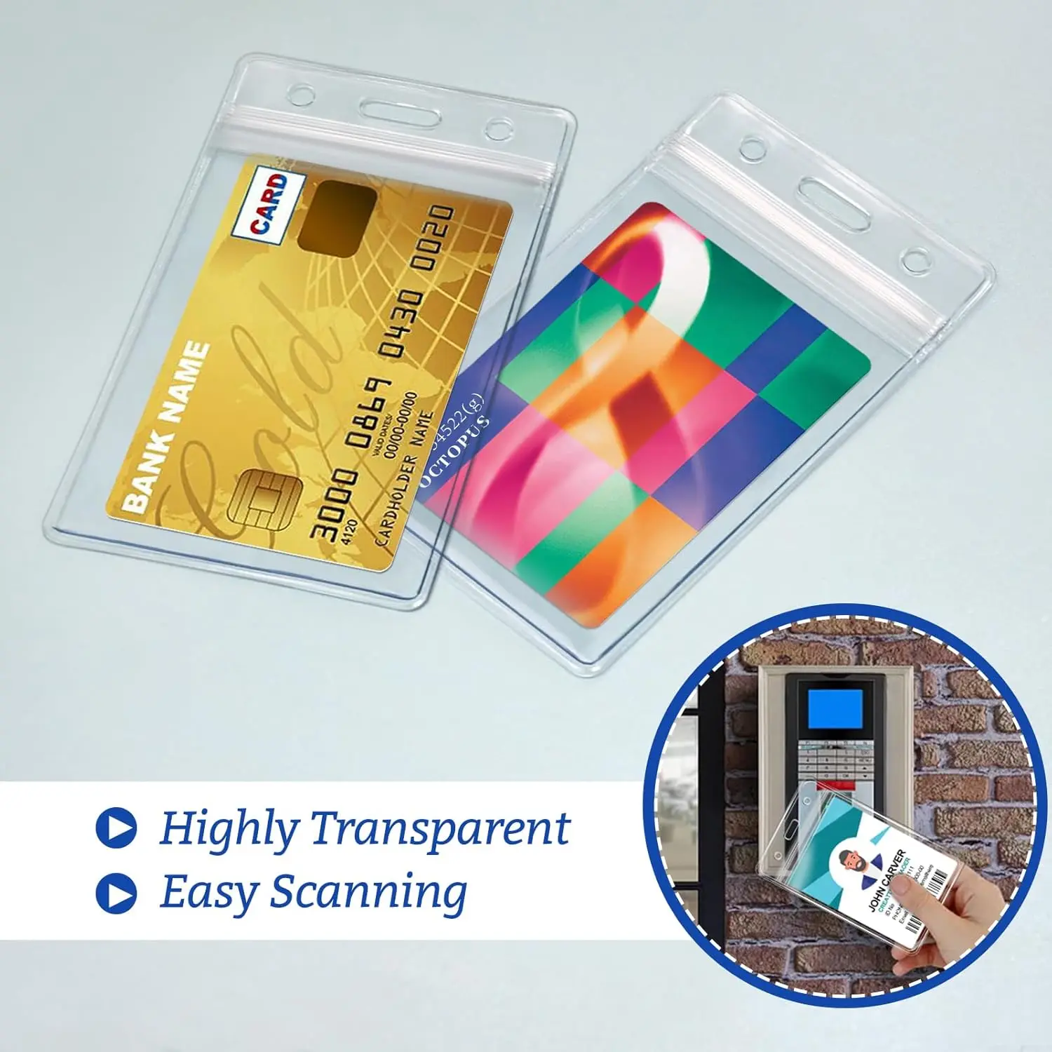 50/40/10/1PCS Transparent Name - Index Card Holder ulasan dan harga