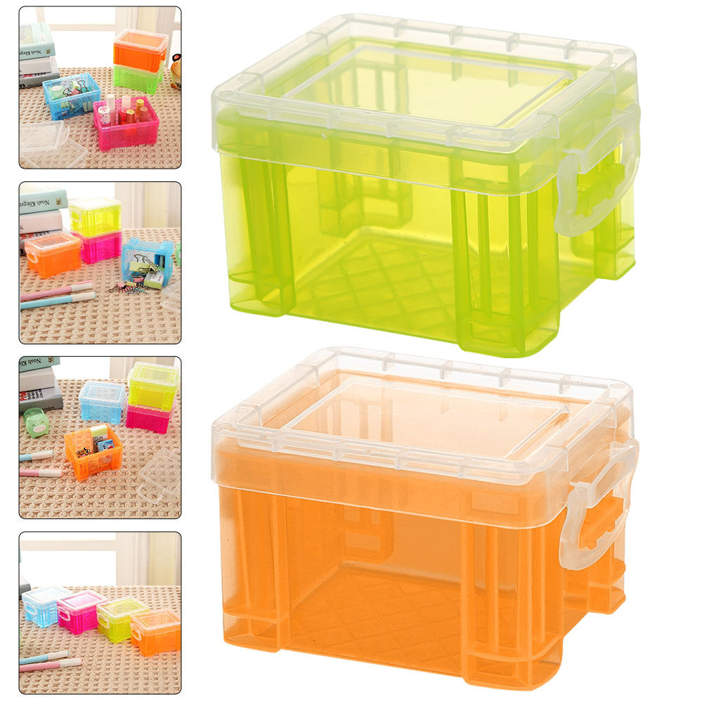 4Pcs Colorful Desktop Storage  - Card Index Box ulasan dan harga