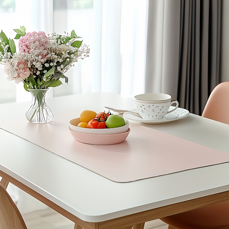 1PCS Large PU Leather Mouse Ma - Leather Desk Pad ulasan dan harga