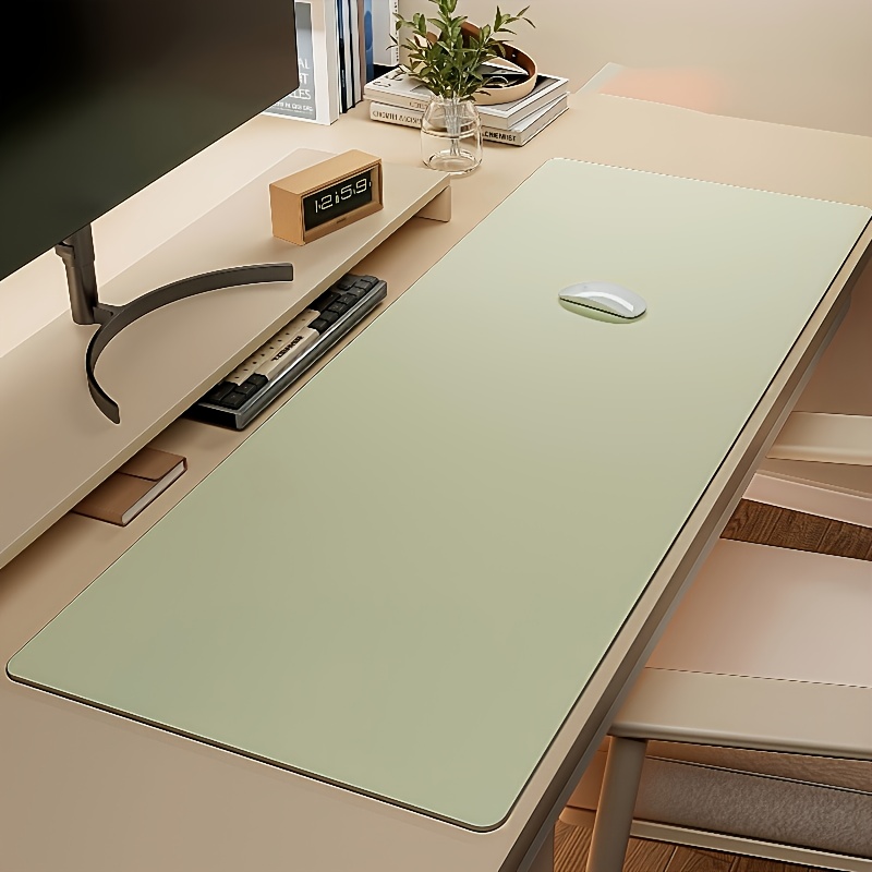 1PCS Large PU Leather Mouse Ma - Leather Desk Pad ulasan dan harga