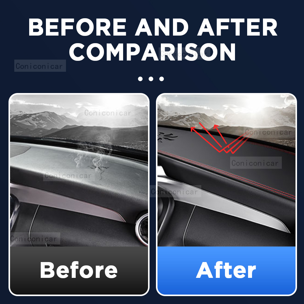 Car Dashboard Sun Shade Cover  - Leather Desk Pad ulasan dan harga