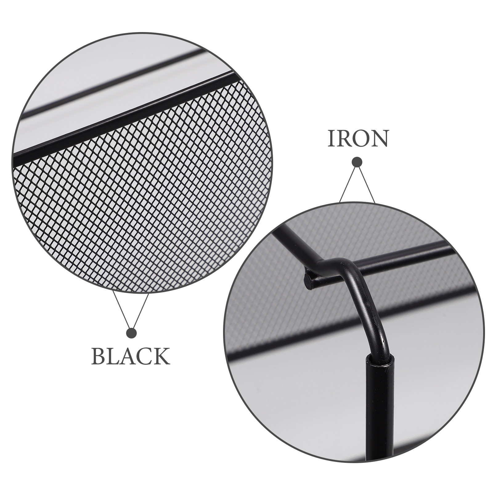 Iron Mesh File Holder Desktop  - Magazine Holder Rack ulasan dan harga