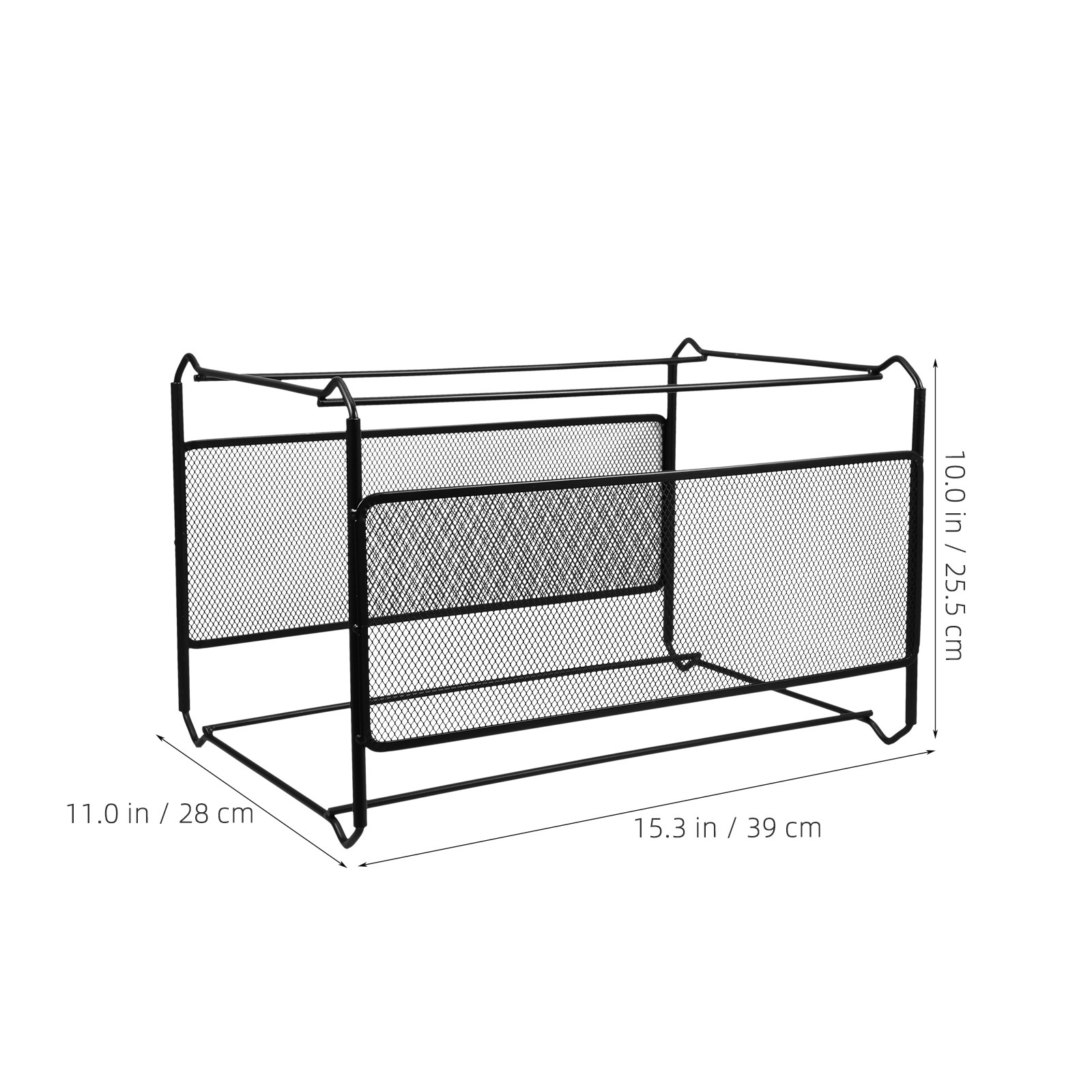 Iron Mesh File Holder Desktop  - Magazine Holder Rack ulasan dan harga