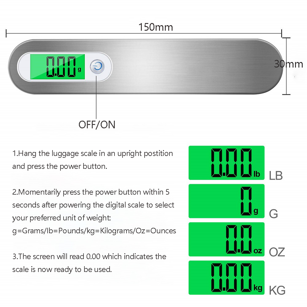 Portable Digital Hanging Scale - Tape Dispenser Weighted ulasan dan harga
