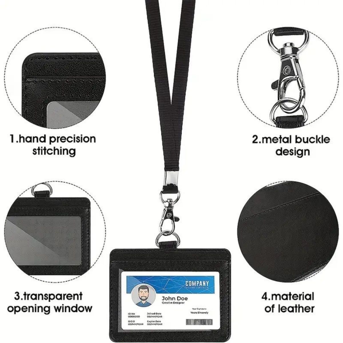 1 pc Horizontal ID badge holde - Index Card Holder ulasan dan harga