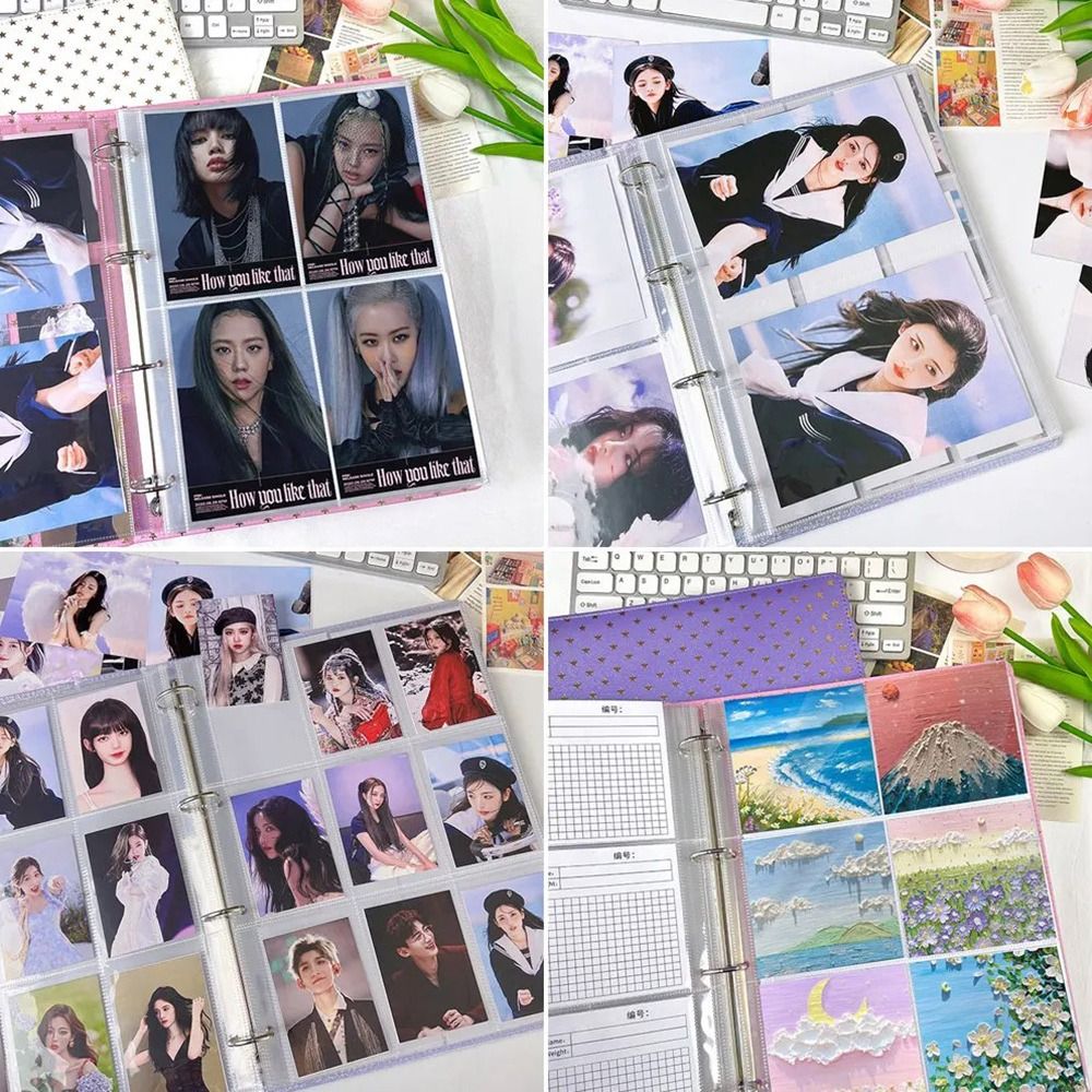 10Pcs A4 Kpop Binder Sheets Mu - Card Index Box ulasan dan harga