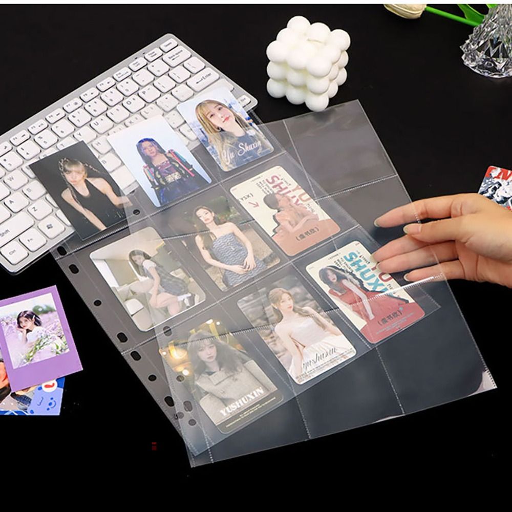 10Pcs A4 Kpop Binder Sheets Mu - Card Index Box ulasan dan harga