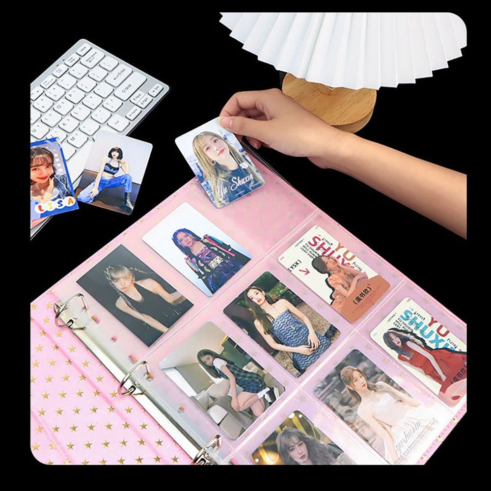 10Pcs A4 Kpop Binder Sheets Mu - Card Index Box ulasan dan harga