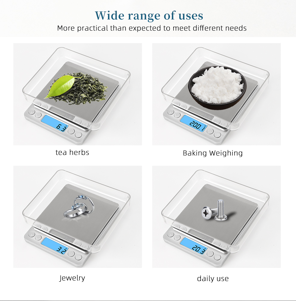 3000g 0.1g Electronic Scale LC - Tape Dispenser Weighted ulasan dan harga