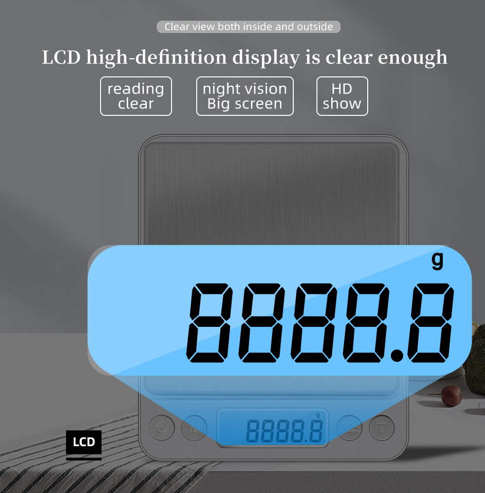 3000g 0.1g Electronic Scale LC - Tape Dispenser Weighted ulasan dan harga