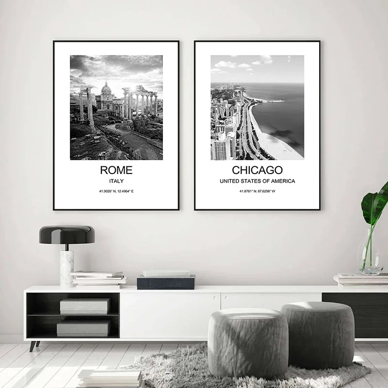 City Poster New York London Pa - Ink Blotter Paper ulasan dan harga