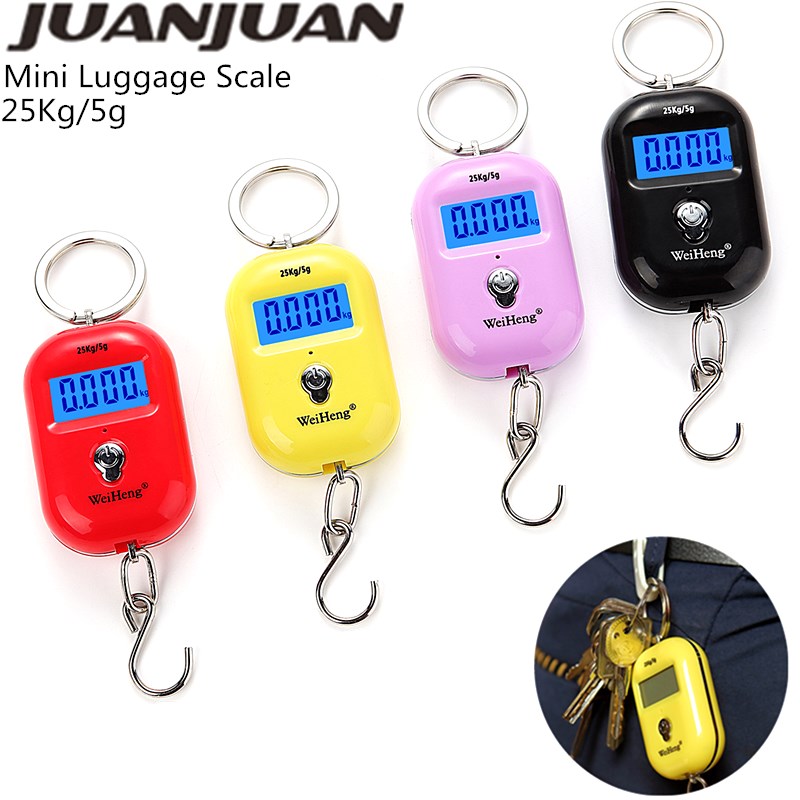 25kg/5g Mini Hook Scale Digita - Tape Dispenser Weighted ulasan dan harga